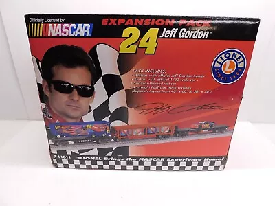 Lionel Model Trains O Scale Nascar Jeff Gordon Expansion Pack Excellent 7-11011 • $70