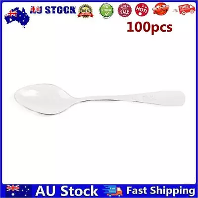 AU 100pcs Ice Cream Scoop Disposable Puddings Jellies Dessert Spoons For Party • $8.85