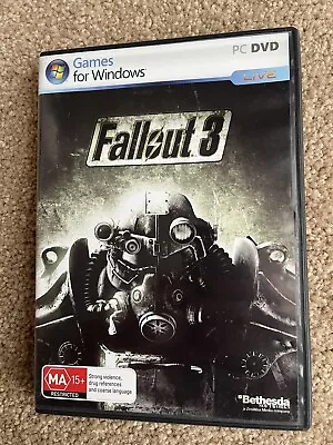 Fallout 3 PC DVD ROM Game And Manual - Free Postage • $9