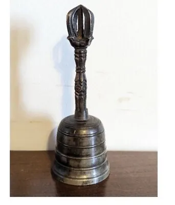 Antique Five-pronged Japanese Vajra Bell (Gokorei) • $225