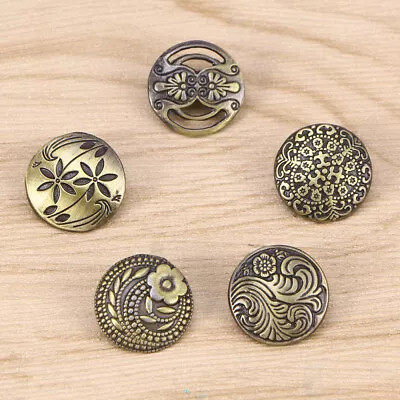30pcs Metal Buttons Vintage Buckle Fasteners 17mm • $10.33