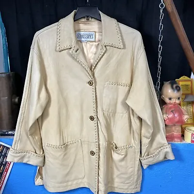 La Nouvelle Renaissance Men’s Soft Leather Jacket Size L Southwestern USA • $65