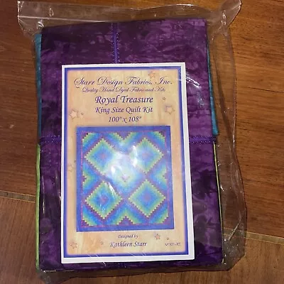 Starr Design Fabrics Inc. Royal Treasure King Size Quilt Kit. BNWT • £80