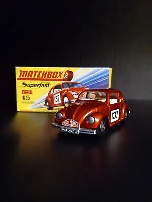 Matchbox Transitional Superfast#15A Volkswagen 1500 In Rare Crisp Original H Box • $150