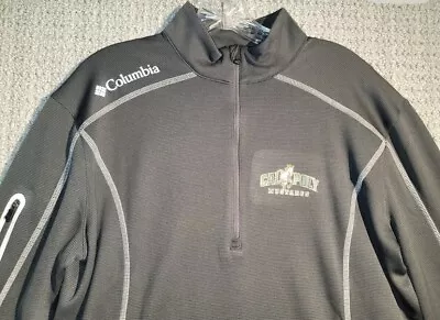 Columbia Golf Omni Wick Mens 1/4 Zip Pullover Sweatshirt Sz M Cal Poly Mustangs • $29.95