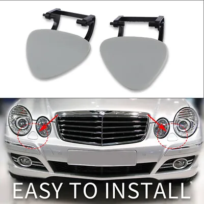 2X Headlight Washer Nozzle Cap Cover For Mercedes Benz E-CLASS W211 E280 E350 • $12.95
