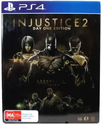 Injustice 2 Day One Legendary Edition PS4 Complete Steelbook • $99.90