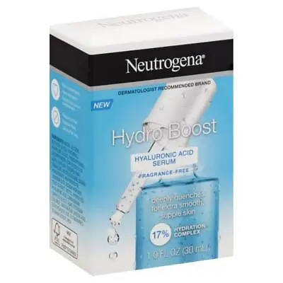 Neutrogena Hydro Boost Hyaluronic Acid Serum 1.0 Oz. Fragrance Free • $20.51