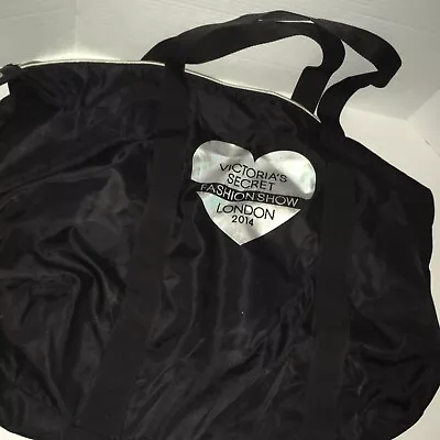 Victoria's Secret 2014 London Fashion Show Black Duffle Bag • $17