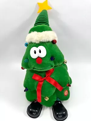 Christmas Tree Plush T L Toys HK Dancing Singing Lights Up To Music Mouth Moves • $22