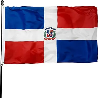 DANF Dominican Flag 3x5 Foot Polyester Bandera De Republica Dominicana Nation... • $12.25