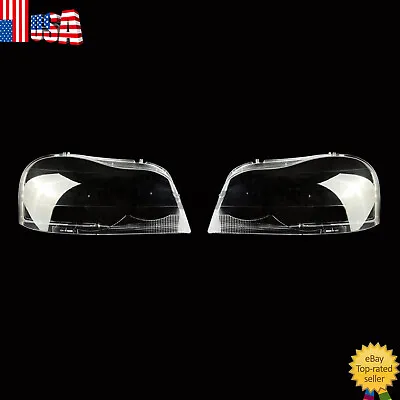 For Volvo XC90 2004-2013 Headlight Lens Replacement Cover LEFT+RIGHT Lampshade • $99.93