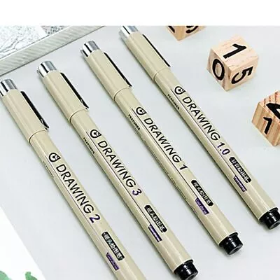 Sakura Pen Pigment Liner Pen 12 Tip Manga Markers Needle Pen  School • £2.68