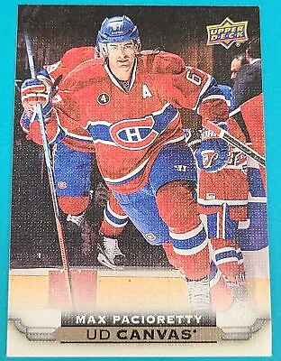 2015  Upper Deck UD Canvas #C45 Max Pacioretty Montreal Canadiens Hockey Card T5 • $2.79
