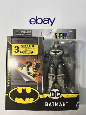 Spin Master Caped Crusader BATMAN GRAY Armored Suit 1st Edition UPC 3022 Weapon • $15