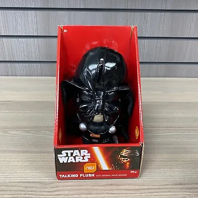 Darth Vader Talking Plush Disney Star Wars The Force Awakens Movie Sounds Sith • £19.95