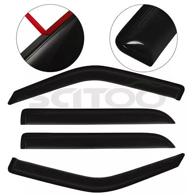 4Pcs Window Visor Vent Shade Rain Guards For 1997-2017 Ford Expedition • $32.97