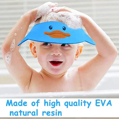 Hair Washing Aid Kids Baby Shower Cap Shower Hat For Children Shampoo  Ut • £2.59