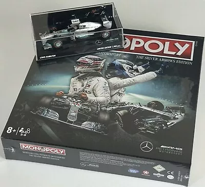 Minichamps 1/43 Mercedes F1 Monopoly Silver Arrows Lewis Hamilton 1st Edition • £95