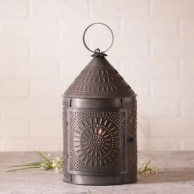 Fireside Lantern Light In Kettle Black Tin - 17 Inch • $104.99