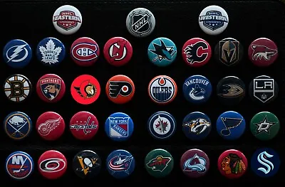 $1.95 • Buy NHL Team Past & Present - Individual 1 1/2 Inch Magnets - Choose From List