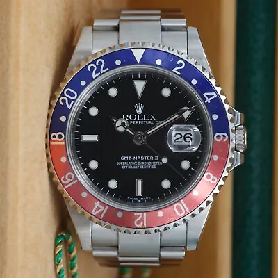 Rolex GMT Pepsi 16710 Collectors Set Fantastic Condition 2006 • £10995