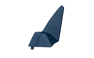 Mercedes Benz Door Mirror Triangle Covers - Navy Blue - W124 - Right • $62.90