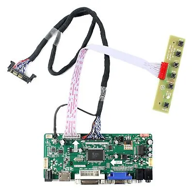 Fit To 32  LCD Panel P320HVN01 1920X1080 HD Board HD DVI VGA LCD Controller • £28.20