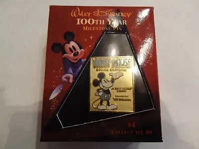 Disney 100th Year Milestone Pin #4 Mickey Mouse Cartoon (LE 5000) • $11.50