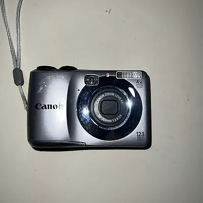 Canon PowerShot A1200 12.1MP Digital Camera - Silver • $13.50