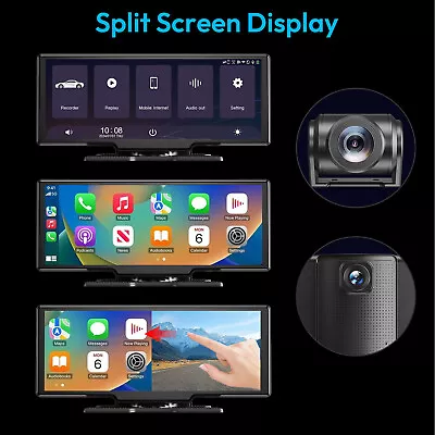 XGODY Dash Cam GPS WiFi Wireless CarPlay Auto Android Night Vision 10.26  2.5K • $129