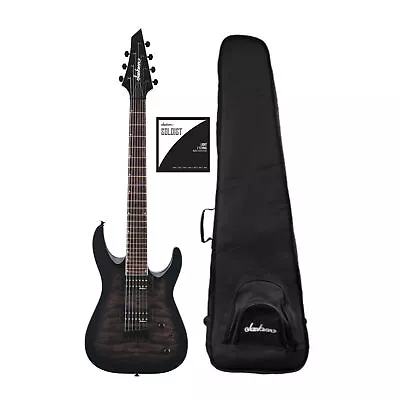 Jackson JS Series Dinky Arch Top 7 String HT Electric Guitar Black Bundle • $399.99