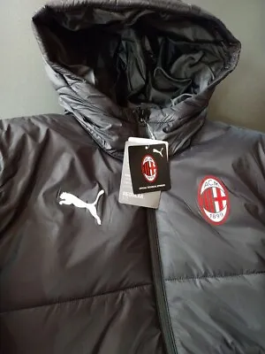 Rare Puma AC MILAN Soccer Padded Jacket 2021/22 • £145