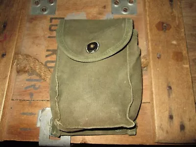 WWII WW2 ORIGINAL M1 CARBINE BELT POUCH FOR EXTENDED 30s MAGS US ARMY • $9.96