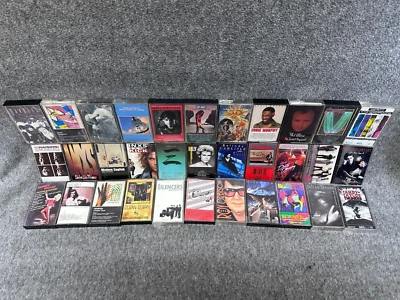 $29.99 • Buy Vintage Lot 33 Cassette Tapes 80's Various Mixed Rock Pop