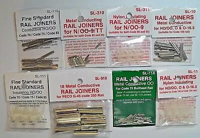 Peco Rail Joiners/Fishplates. Various Scales Metal And Insulated. New. • £3.60
