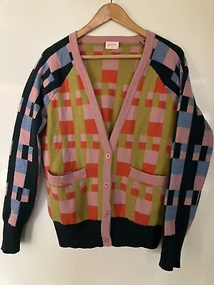 Gorman Tetris Effect Merino Wool Cardigan - Size 10 • $80