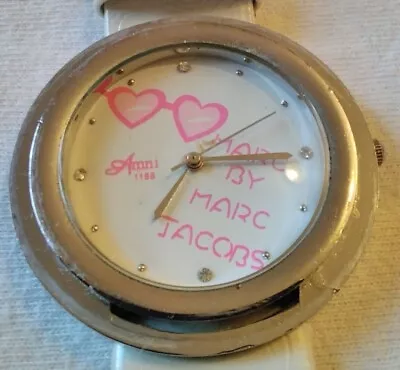 Marc By Marc Jacobs Heart Watch Pink Hearts Oversized • $24