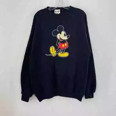 VTG Walt Disney World Mickey Mouse Pullover Crewneck Sweatshirt Womens Size M • $18