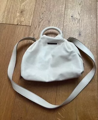 Womens Marc Jacobs White Leather Shoulder Bag  • £39