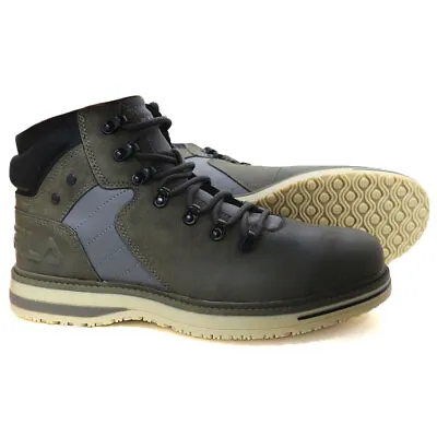 Mens Fila Walking Hiking Warm Lined Casual Work Ankle Boots Trainers Shoes Size • £21.95