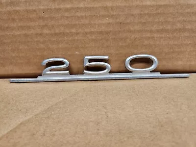 Mercedes-benz W112 W111 W110 230 Trunk Badge EMBLEM Vintage W114 W115 • $65