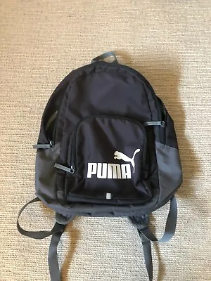 $35 • Buy Puma Grey Logo Backpack (perfect Condition)