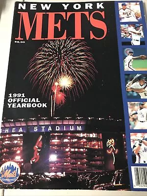 1991 NY Mets Baseball Official Yearbook Shea Stadium • $19.99