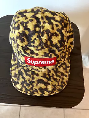 Supreme F/W 2014 Liberty Leopard 5 Panel Camp Hat OS Pre-owned • $75