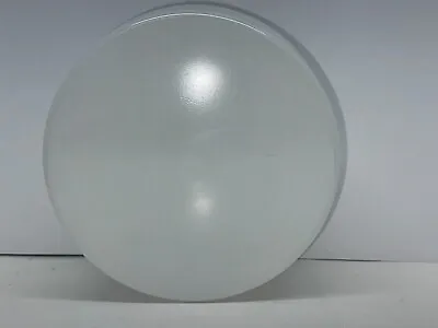 Vintage Mid Century White Frosted Glass Ceiling Light 8.75  X 3.75  • $14.95