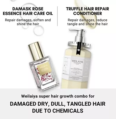 WEILAIYA Combo Hair Care Oil 40mL&White Truffle Conditioner450mL+US SELLER • $55