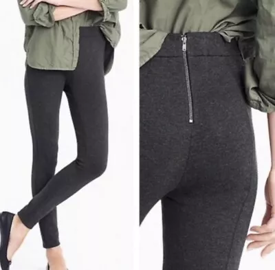 NWT J. Crew Split-hem Pixie Pant In Stretch Ponte Gray Size Sz M Medium • $39.99