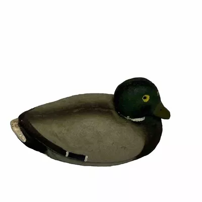 VINTAGE SALESMAN SAMPLE MINIATURE CARRY-LITE PAPER MACHE DUCK DECOY 1960’s • $45.99