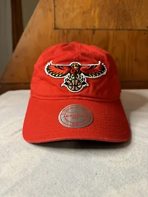 Mitchell & Ness Atlanta Hawks Paintbrush Adjustable Snapback Hat Cap • $17.90